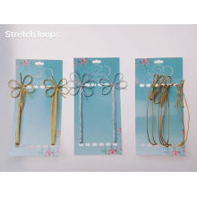 metallic wrapping gift bow Stretch Loops  Pack of 100